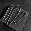 Fashionable Large Pins for Clothing Smooth Metal Safety Pins Jeans Dress Scarf Adjustable Pins