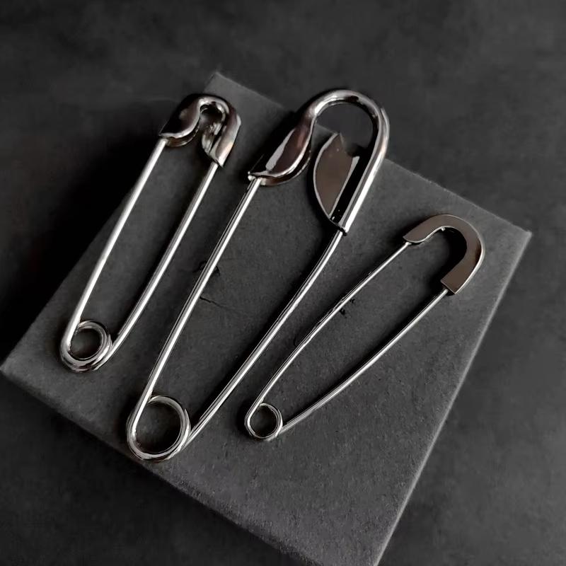 Fashionable Large Pins for Clothing Smooth Metal Safety Pins Jeans Dress Scarf Adjustable Pins