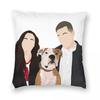 Chenford Ft Kojo The Rookie Pillowcase Polyester Linen Velvet Printed Zip Decor Sofa Cushion Case