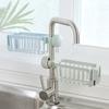 Kitchen Sink Faucet Sponge Soap Cloth Rack Storage Organizer Holder Shelf