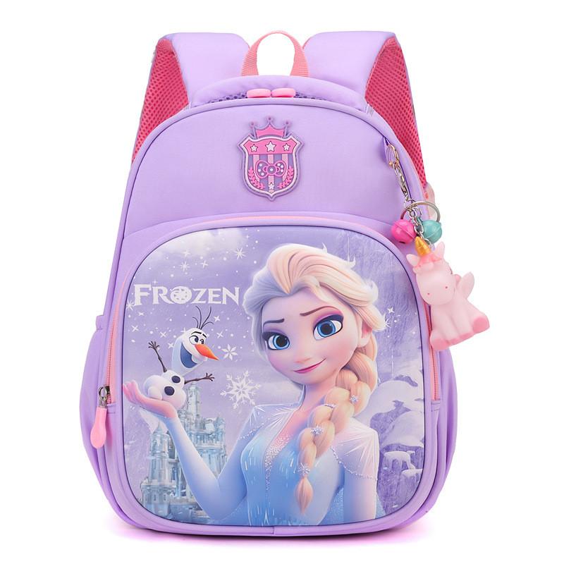 Детский рюкзак Elsa Cinnamoroll Kuromi Человек-Паук Мультяшный С прочным нейлоном Для детского сада Школы