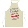 Tablier De Cuisine - Policier - Humour - Coton Épais - Impression France