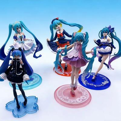 Фигурка Vocaloid Star Animation Фигурка, достойная коллекционера ПОЛИВИНИЛХЛОРИД Статуэтка Настольное украшение Подарок для девочек Поклонники Косплея Отаку Кавай