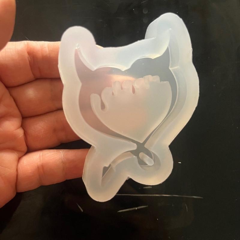 Брелок «Зыбучие пески» Формы из смолы Медведь Кролик Шейкер Силиконовая форма Изготовление уникальных украшений DIY Брелок Подвеска для ожерелья Форма