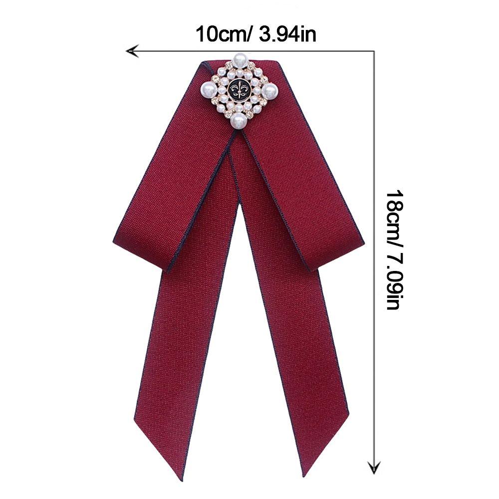 Brooch Bow Tie Vintage Style Collar Flower Collar Pin Women Bow Tie Gift for Men
