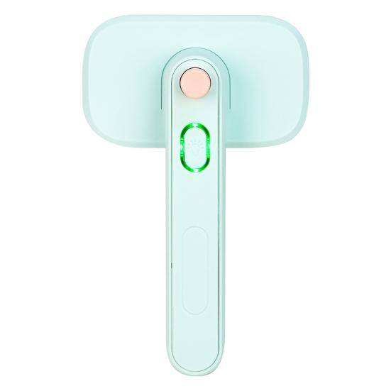 Ионная щетка для питомцев Расческа для шерсти питомцев с двойным ионным генератором Самоочищающаяся расческа для груминга Мягко распутывает