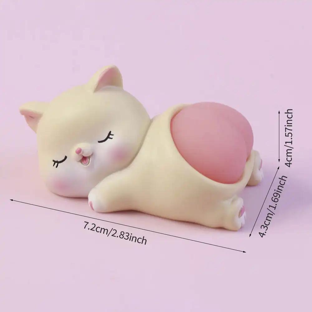 Симпатичные украшения для автомобиля, 3D-игрушки для приборной панели, куклы, игрушки, панда, кошка, кролик, свинья, украшения, подарки, аксессуары для салона автомобиля