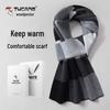 TUCANO Men's Wool Blend Plaid Winter Scarf