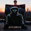 1 шт. AnnaBell, Хэллоуинская уличная фланелевая плед для девочек, Мягкий, легкий плед, идеально подходит для кемпинга и в качестве подарка, Цифровой