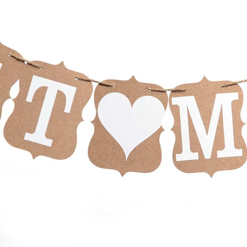 Новый винтажный реквизит для фото молодоженов любовь свадьба свадебные принадлежности украшения гирлянда баннер