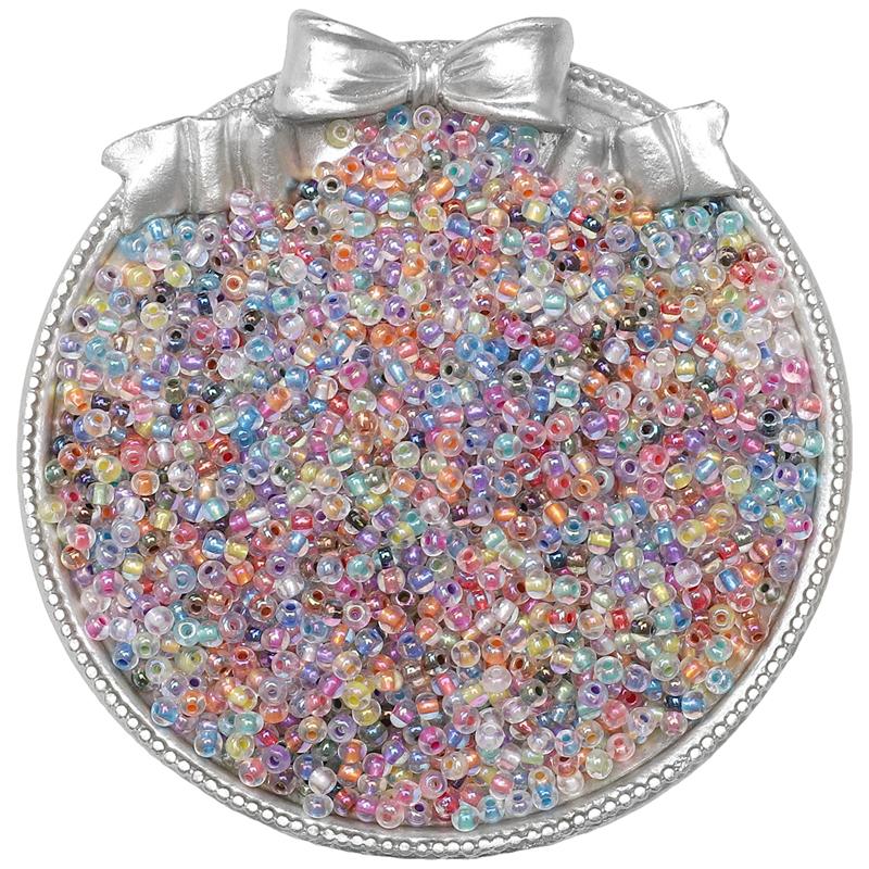 Высококачественные стеклянные бусины, иллюзорный жемчуг, светлое крашение, бусины для серег, браслетов, ювелирных изделий своими руками, изготовление аксессуаров