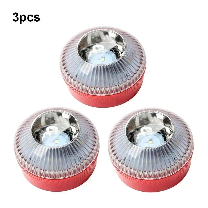 Новейший портативный аварийный автомобильный маячок оранжевый/синий/красный магнитно-индукционный стробоскопический водонепроницаемый фонарик