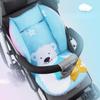 Baby Stroller Chair Cushion Seat Liner for Pushchair Chair Mat Child Trolley Feeding Chair Cotton Pad Baby Stroller Accessories
