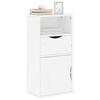 VidaXL Side Cabinet Drawer ODDA White 40x24x79 Cm Solid Pine Wood, Cabinet, Buffet, Kitchen Storage Furniture, 4103600