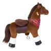 Ride On Horse, Riding Pony Toys for Kids, No Battery Required, Smooth Wheels with Anti-Roll Stop Ring, Upgraded Raised Seat, Handles, Pedals, 50 kg