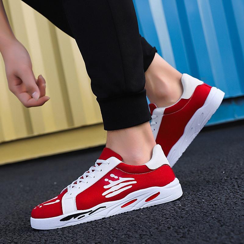 2019 новейшие парусиновые туфли дезодорирующие дышащие мужские туфли Tide Shoes нескользящие мужские студенческие туфли с завязками повседневные мужские туфли мужские мокасины
