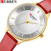 CURREN Новые женские часы Кварцевые часы Simple Women