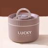 Double Layer Food Container Stackable Soup Bowl Dinnerware Thermal Lunch Box Student