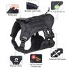 Medium Big Dog Harness Multifunction Tactical Dogs Vest More Solid Waterproof Oxford Cloth Dogs Harness Dog Accessoires Supplies