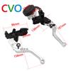 CVO Universal 7/8" 22mm Motorcycle Clutch Brake Master Cylinder Reservoir Levers Kit Fluid Reservoir