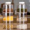 6 шт. штабелируемая прозрачная пластиковая многоразовая башня для хранения приправ и сахара, соли и специй для кухни