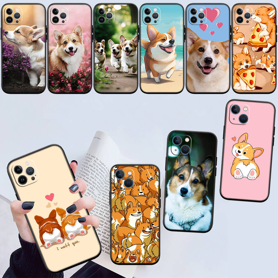 Cute Corgi dog New Phone Case for Samsung S20 S21 S22 S23 S24 FE Ultra Plus Lite S21S A07 A17 A36 A37 A55 A57 F06 F16 M06 M16 M56