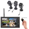 7-дюймовый ЖК-дисплей Беспроводной WIFI 4-канальный Система охранного монитора Дисплей+Камера 3 шт. ИК-камеры Карта памяти