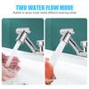 Retractable Universal Swivel Robotic Arm Swivel Extension Faucet Aerator Kitchen Sink Faucet Extender 2 Water Flow Mode