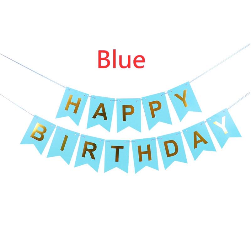 Anniversary Decorations Birthday Banner Decoration Party Balloons Paper Flowers