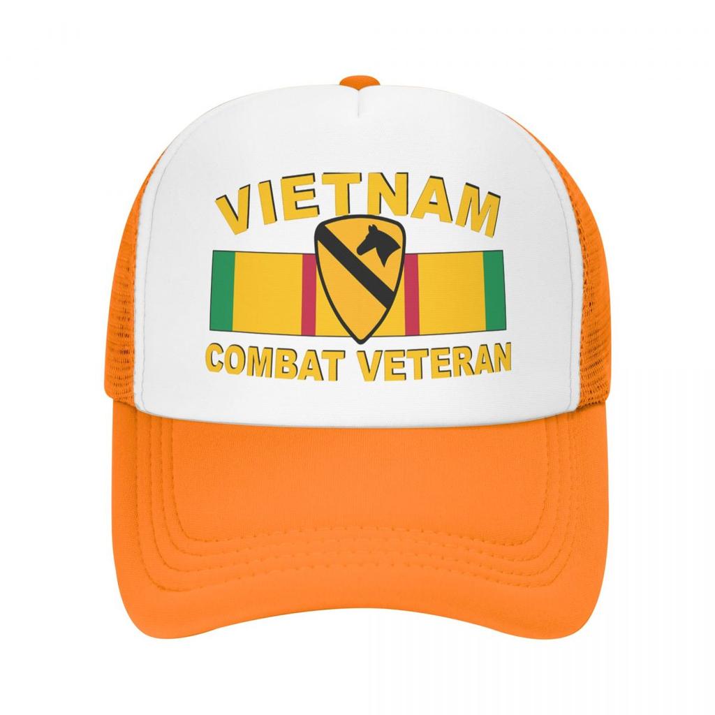 Армия США 1-я кавалерийская дивизия, Вьетнамская боевая ветеранская спортивная кепка на открытом воздухе, бейсбольная кепка унисекс, женская регулируемая кепка, модная летняя шапка