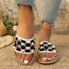 Shoes for Women 2025 Hot Sale Open Toe Women's Slippers Rivet Daily Slippers Women Summer Best Seller Flat Slippers