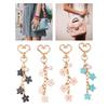 Elegant Pearl And Cherry Blossom Handbag Bag Charm With Heart Clasp Bags Pendant Keyring Decors For Fashionable Women
