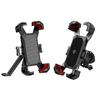 Motorcycle Phone Mount with 360 Degree Rotation Secure Auto Shrink Grip Easy Installation Attachment for Navigation Rack