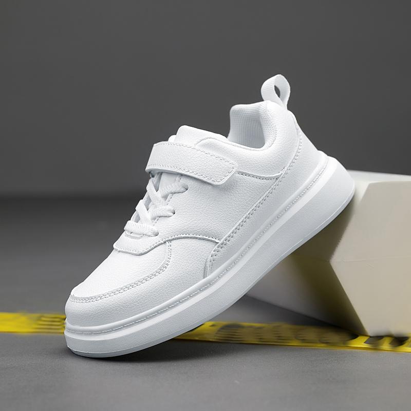 26-40 Детские Большие Размеры Легкие и Модные Белые Туфли Уличная Спортивная Обувь Бордовые Туфли Повседневная Обувь