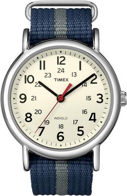 TIMEX Weekender Central Park Cream x T2N654 Импортный Темно-синий/серый [Обычный продукт]
