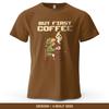 BUT FIRST COFFEE Cozy Printed Men's T-Shirt 100% Cotton Oversized Playful Graphic Tees for Women Tops Tees Casual Streetwear
