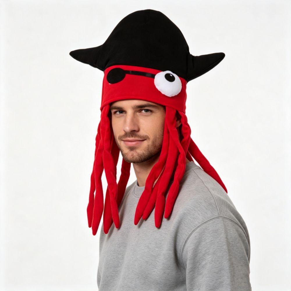 Ocean Animal Octopus Cap Halloween Celebration Costume Headpiece Funny Party Hat Carnival