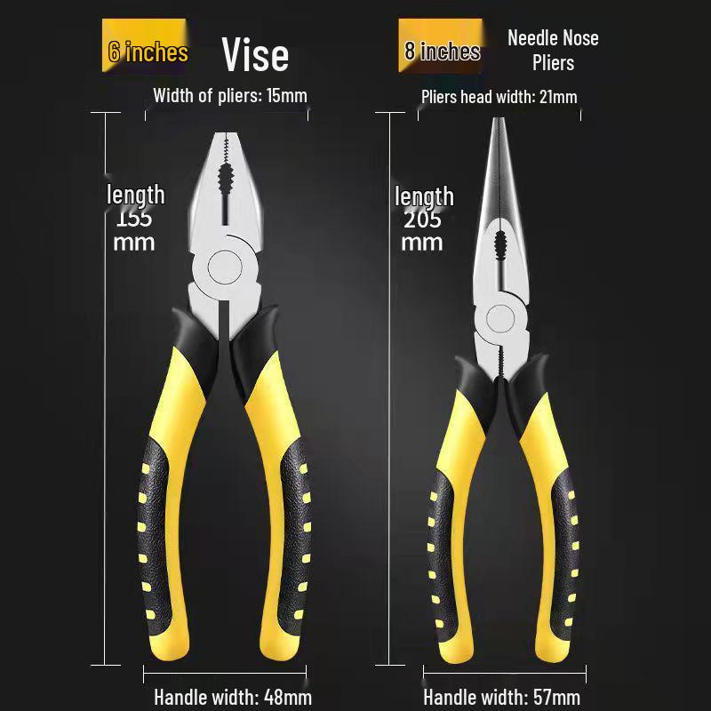 Экономичный набор электрика: кусачки и плоскогубцы