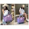 Travel Bag with Duffel Large Capacity Detachable Wheels Dry Wet Separation Waterproof Oxford
