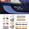 3D Металлическая Наклейка на Автомобиль MS MAZDASPEED Логотип Эмблема Декаль Для Mazda 2 3 5 6 CX-5 CX-7 323 Axela Atenza Стайлинг Кузова Автомобиля Задний Багажник