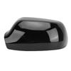 Rearview Mirror Cap Bright Black Shockproof Scratch Proof Exterior Door Side Mirror Covers Left