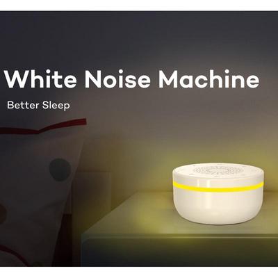 Портативная детская звуковая машина с 30 звуками, беспроводной функцией записи, детская звуковая машина с белым шумом и 5-цветным ночником