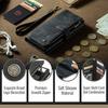 Leather Case for Samsung Galaxy S26 Ultra S25 Edge S24 Plus S23 Fe S22 S21 S20 Note20 A56 A36 A17 Card Holder Wallet Phone Cover