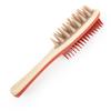 Long-Handle Double-Sided Shampoo Brush with Silicone Bristles and Handle, Dual-Use Wet and Dry Hair Washing and Massage Brush