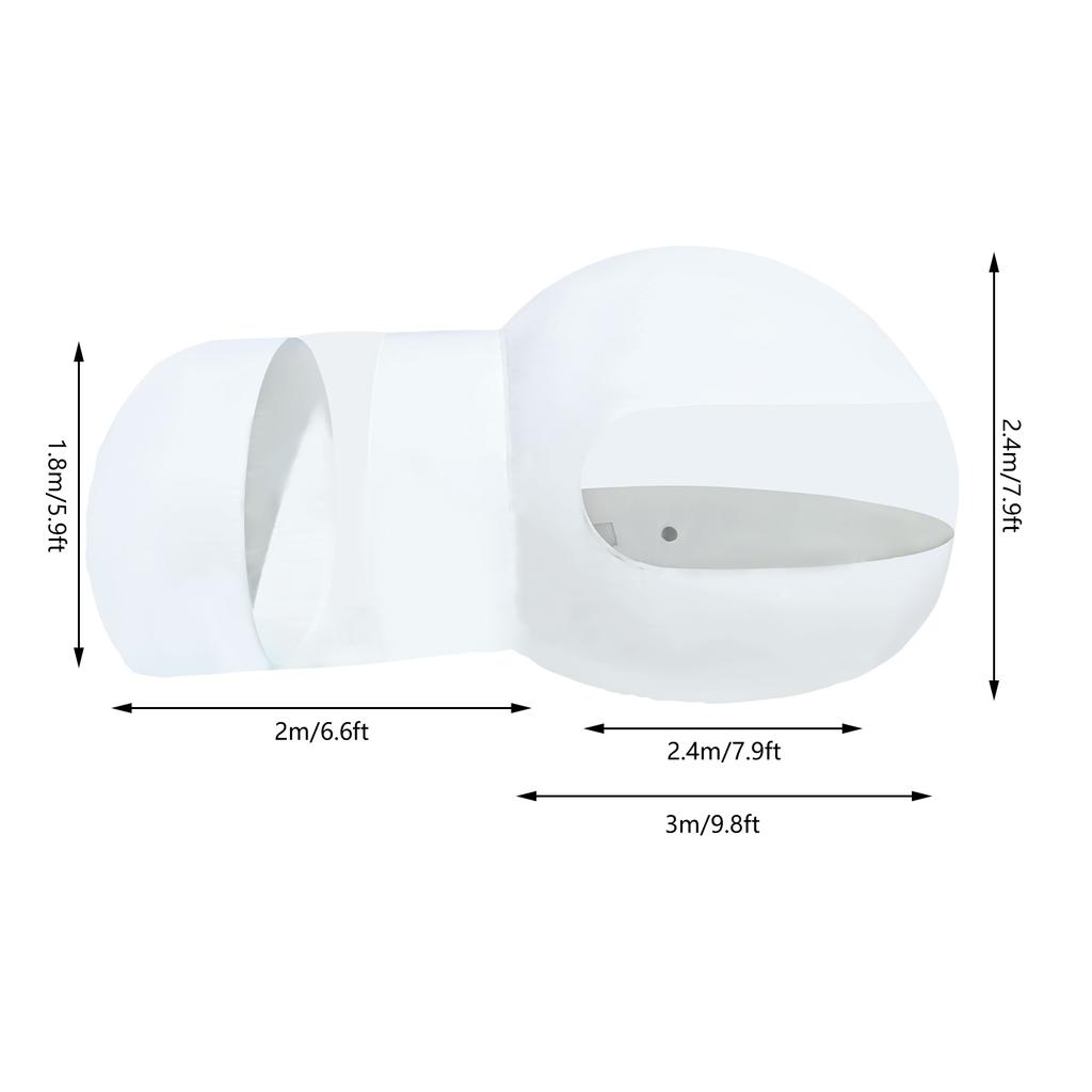 Надувная палатка-пузырь для кемпинга коммерческого класса, уличная прозрачная купольная палатка-пузырь для кемпинга с воздуходувкой для семейного двора