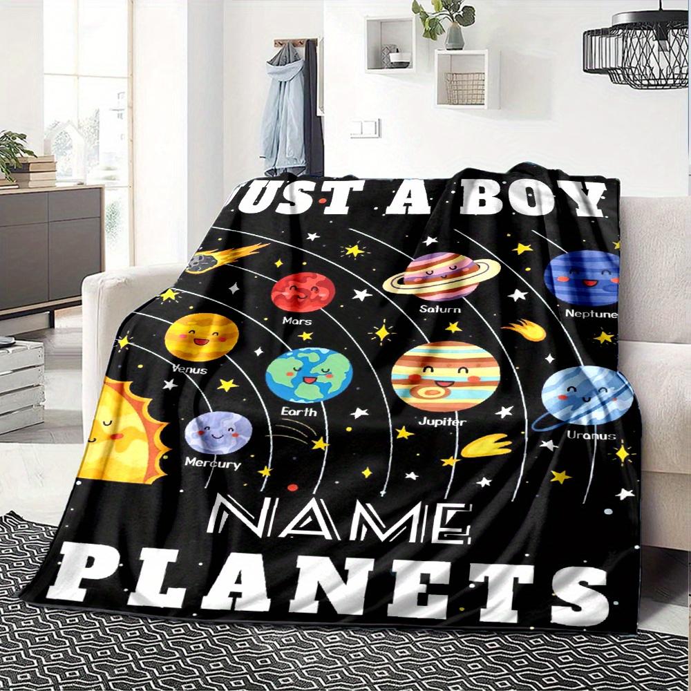 Home Space Planets Blanket Fashion Home Gift Used For Chair Office Sofa Bed Camping Soft And Warm Giving Friends And Relatives Birthday Gifts