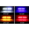 12LED 12-24V 36W Авто Грузовик Стробоскоп Сигнальная лампа Мигающая боковая лампа лампы