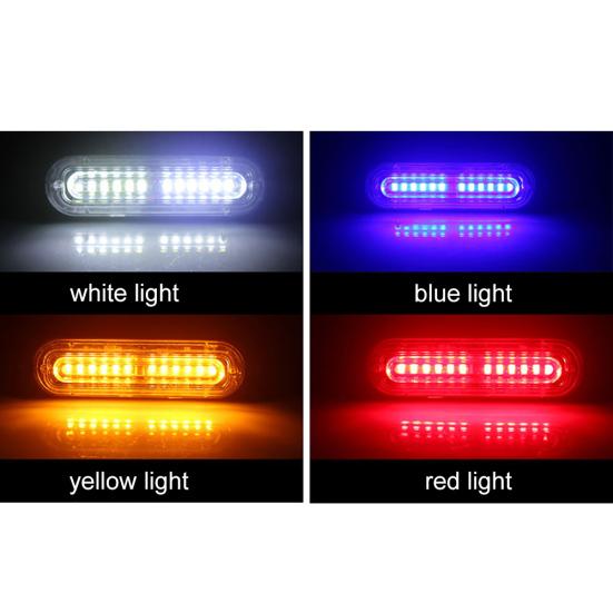 12LED 12-24V 36W Авто Грузовик Стробоскоп Сигнальная лампа Мигающая боковая лампа лампы