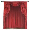 Красный занавес, сценическое искусство, прозрачные шторы для гостиной, спальни, украшение, шифоновая тюль-вуаль, кухонная оконная занавеска