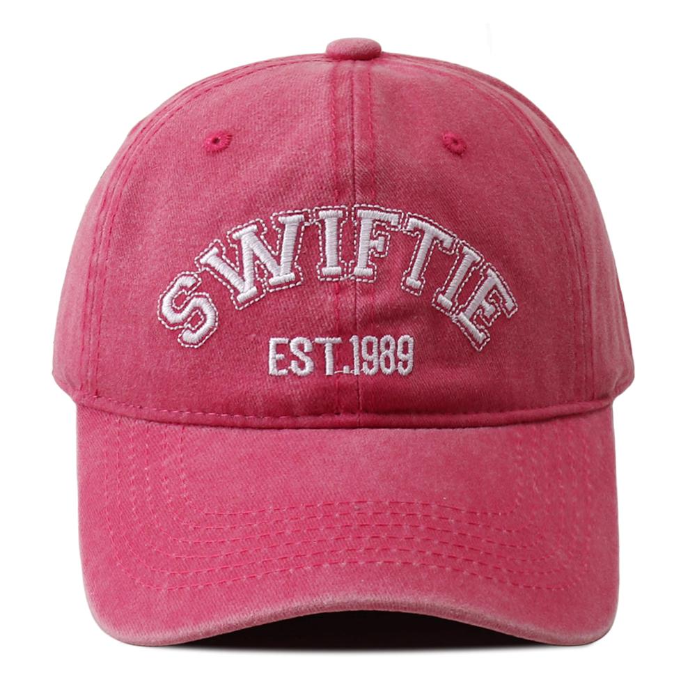 Высококачественные Бейсболки с вышивкой SWIFTIE 1989 для мужчин и женщин, регулируемые, модные, винтажные, стиранные, для фанатов Тейлор, хлопковые, папины кепки